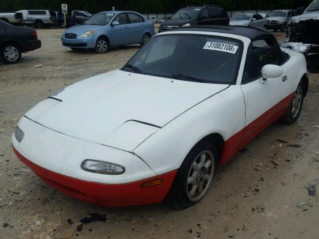 JM1NA3514L0141728 - 1990 MAZDA MX-5 MIATA WHITE photo 2