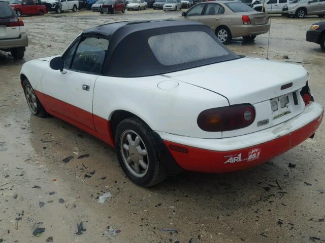 JM1NA3514L0141728 - 1990 MAZDA MX-5 MIATA WHITE photo 3