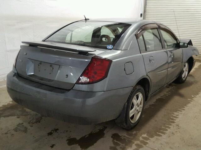 1G8AZ55F77Z138106 - 2007 SATURN ION LEVEL GRAY photo 4