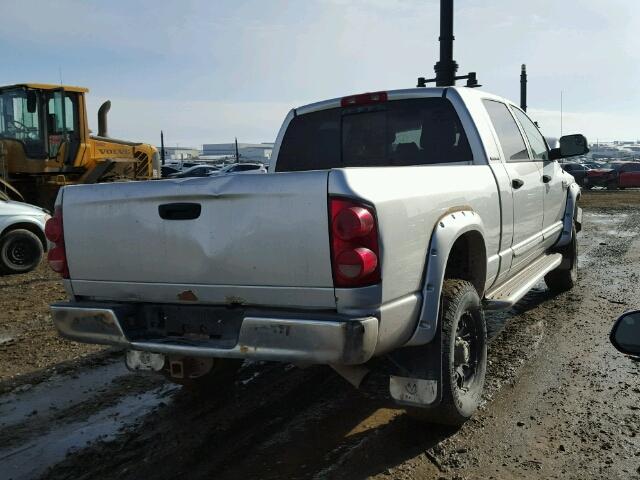 3D7MX39C97G728455 - 2007 DODGE RAM 3500 SILVER photo 4