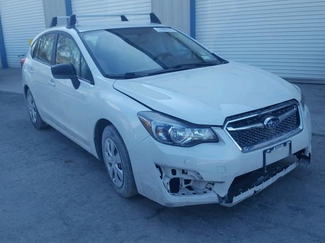 JF1GPAA66F8227809 - 2015 SUBARU IMPREZA BA WHITE photo 1