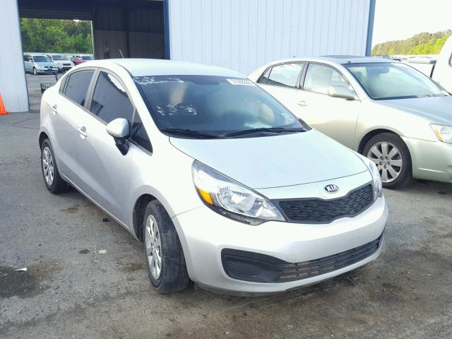 KNADM4A38F6478420 - 2015 KIA RIO LX Արծաթագույն լուսանկար 1