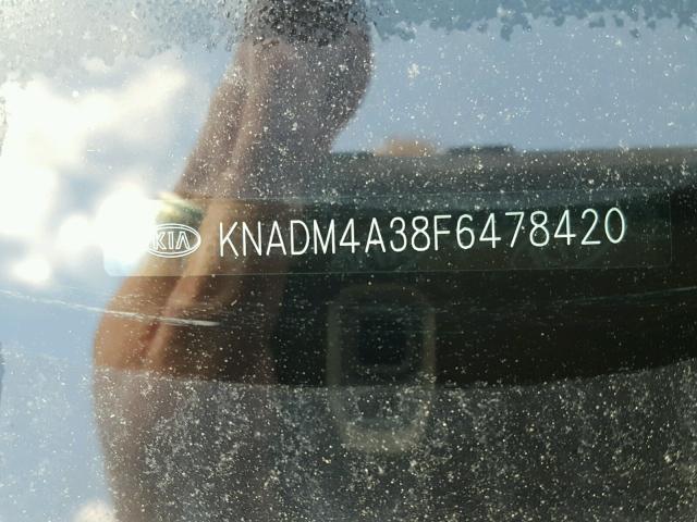 KNADM4A38F6478420 - 2015 KIA RIO LX Արծաթագույն լուսանկար 10