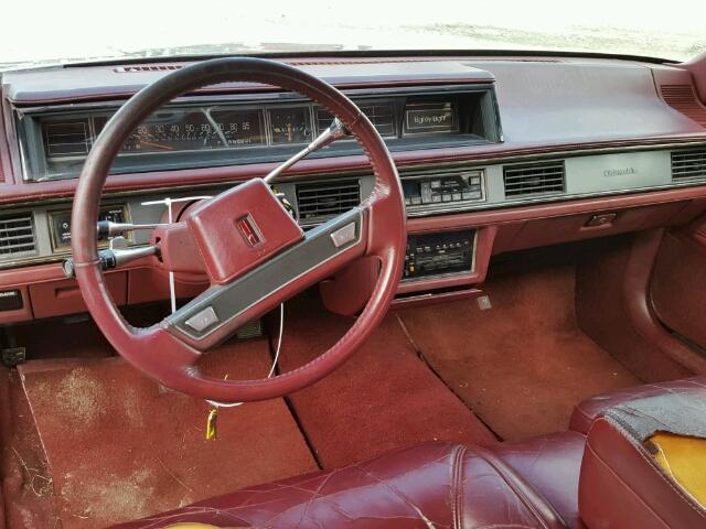 1G3HY54C5LH366927 - 1990 OLDSMOBILE DELTA 88 BURGUNDY photo 10