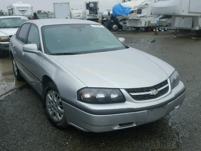 2G1WF55EX59323326 - 2005 CHEVROLET IMPALA SILVER photo 1