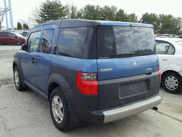 5J6YH28368L017041 - 2008 HONDA ELEMENT LX BLUE photo 3