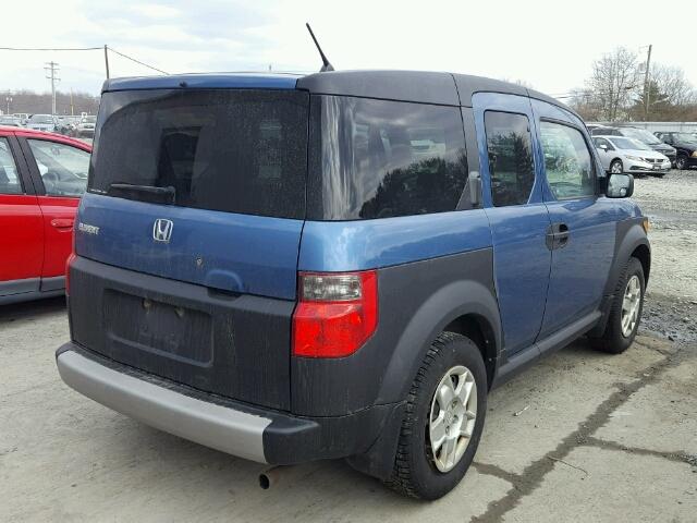 5J6YH28368L017041 - 2008 HONDA ELEMENT LX BLUE photo 4