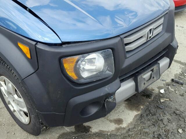 5J6YH28368L017041 - 2008 HONDA ELEMENT LX BLUE photo 9