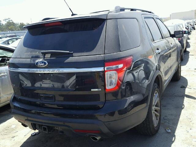 1FM5K8D82DGB94313 - 2013 FORD EXPLORER X BLACK photo 4