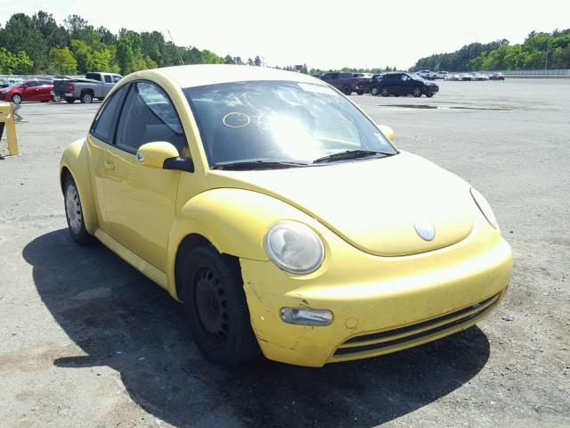 3VWBK21C54M402023 - 2004 VOLKSWAGEN NEW BEETLE YELLOW photo 1