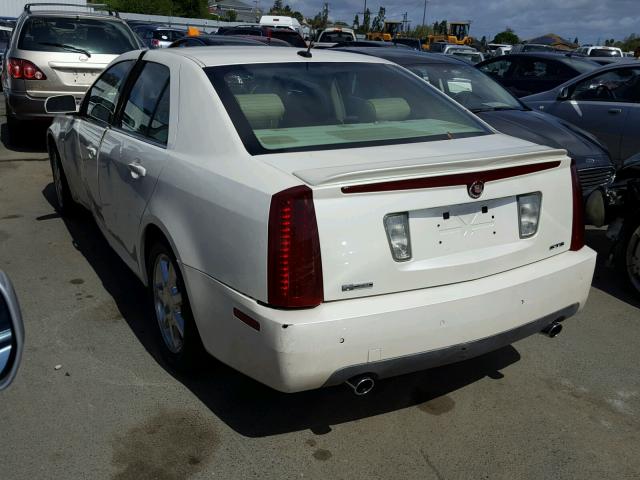 1G6DC67A550166471 - 2005 CADILLAC STS WHITE photo 3