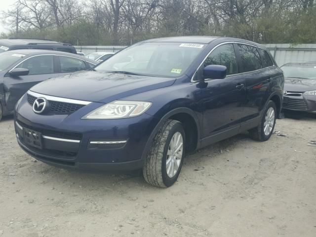 JM3TB28Y470100536 - 2007 MAZDA CX-9 BLUE photo 2
