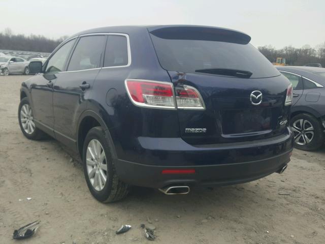 JM3TB28Y470100536 - 2007 MAZDA CX-9 BLUE photo 3
