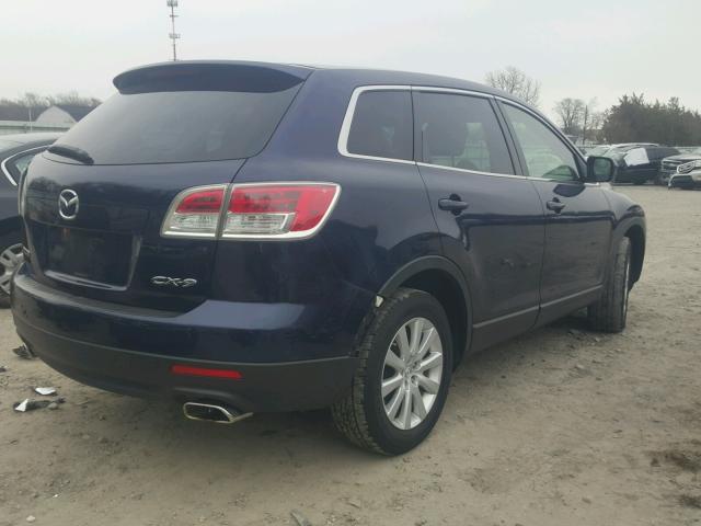 JM3TB28Y470100536 - 2007 MAZDA CX-9 BLUE photo 4