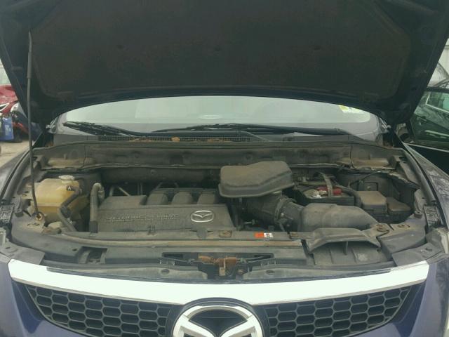 JM3TB28Y470100536 - 2007 MAZDA CX-9 BLUE photo 7