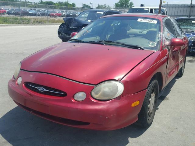 1FAFP52S6WA230216 - 1998 FORD TAURUS LX RED photo 2