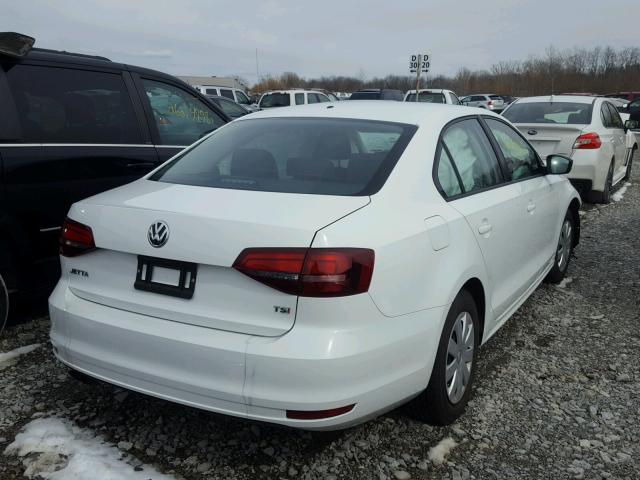 3VW267AJ4GM332972 - 2016 VOLKSWAGEN JETTA S 白色 照片 4