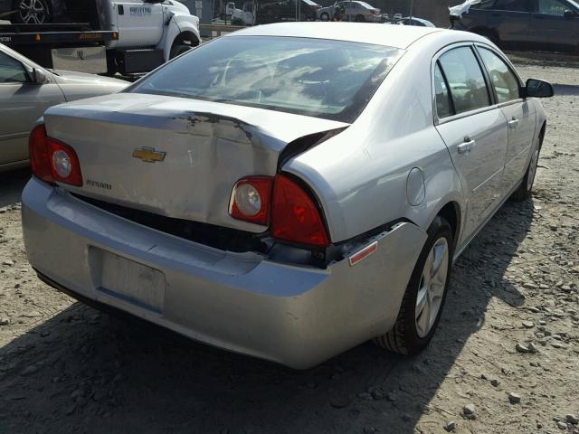 1G1ZA5EU4CF389779 - 2012 CHEVROLET MALIBU LS 银色 照片 4