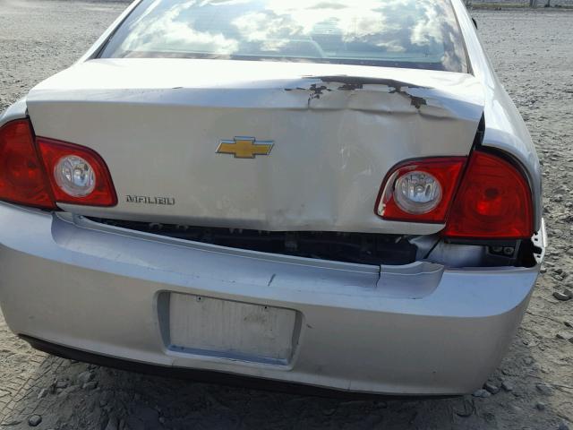 1G1ZA5EU4CF389779 - 2012 CHEVROLET MALIBU LS 银色 照片 9