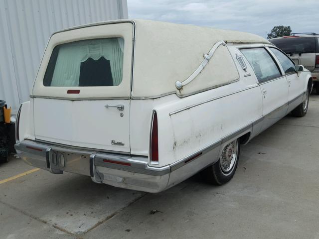 1G6DW5278PR729802 - 1993 CADILLAC FLEETWOOD WHITE photo 4