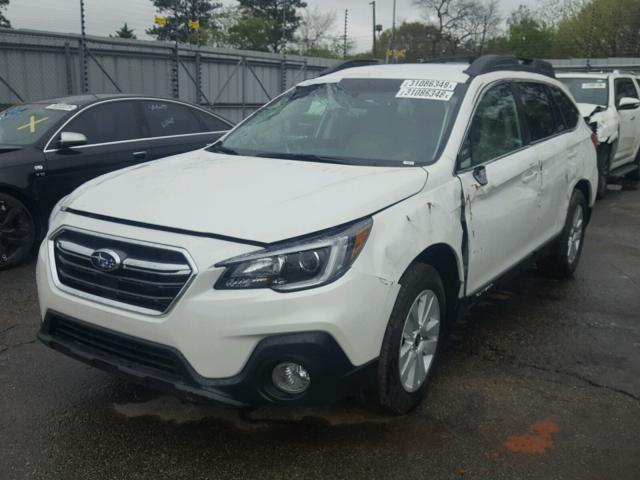 4S4BSACC1J3219320 - 2018 SUBARU OUTBACK 2. WHITE photo 2