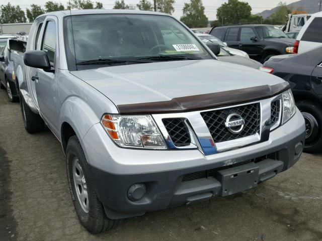 1N6AD0ER0BC405077 - 2011 NISSAN FRONTIER S SILVER photo 1