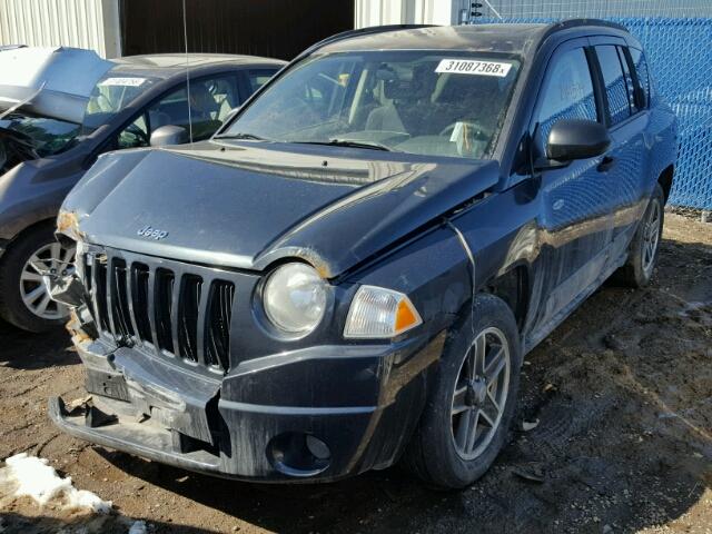 1J8FF47W58D731319 - 2008 JEEP COMPASS SP BLUE photo 2