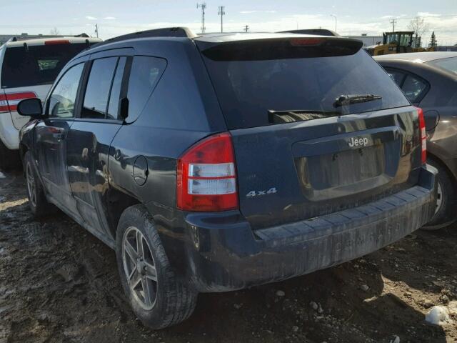 1J8FF47W58D731319 - 2008 JEEP COMPASS SP BLUE photo 3
