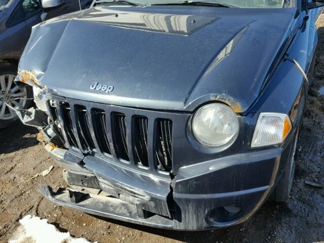 1J8FF47W58D731319 - 2008 JEEP COMPASS SP BLUE photo 7