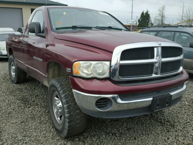 3D7KU26D13G797481 - 2003 DODGE RAM 2500 S RED photo 1