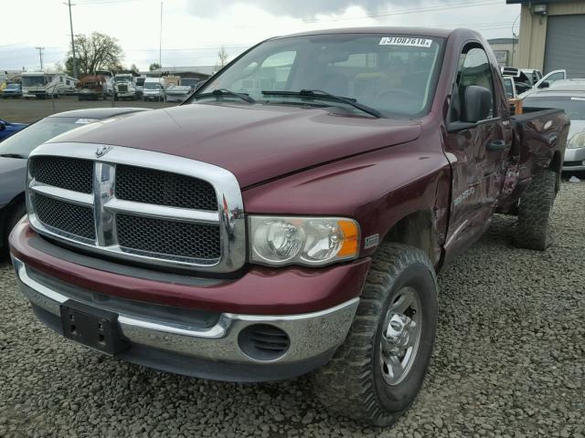 3D7KU26D13G797481 - 2003 DODGE RAM 2500 S RED photo 2