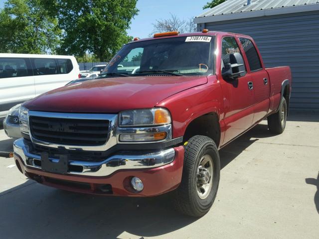 1GTHK33D37F162385 - 2007 GMC NEW SIERRA RED photo 2