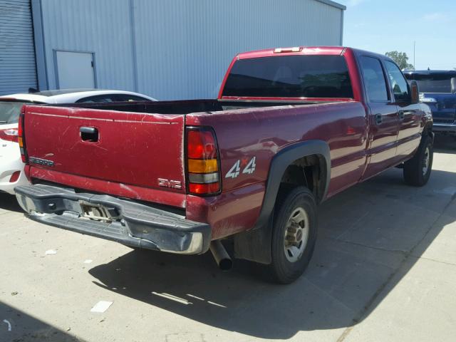 1GTHK33D37F162385 - 2007 GMC NEW SIERRA RED photo 4