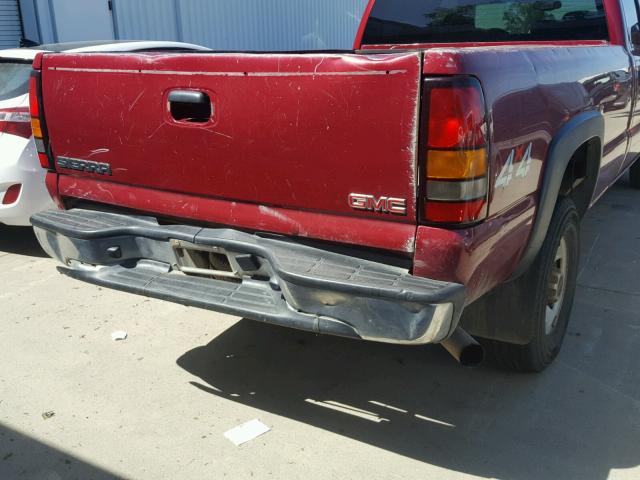 1GTHK33D37F162385 - 2007 GMC NEW SIERRA RED photo 9