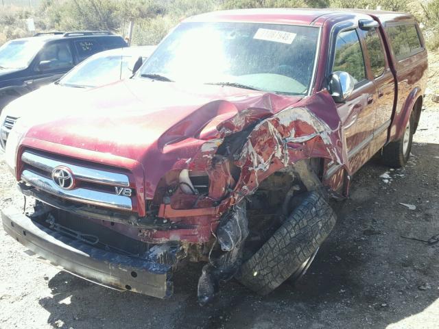5TBBT44113S354713 - 2003 TOYOTA TUNDRA ACC RED photo 2