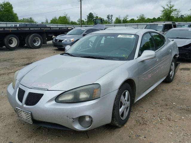 2G2WP552861286470 - 2006 PONTIAC GRAND PRIX Сріблястий фото 2