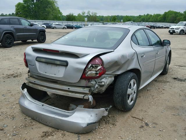 2G2WP552861286470 - 2006 PONTIAC GRAND PRIX Сріблястий фото 4