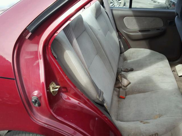 1N4AB41D2TC751780 - 1996 NISSAN SENTRA E RED photo 6