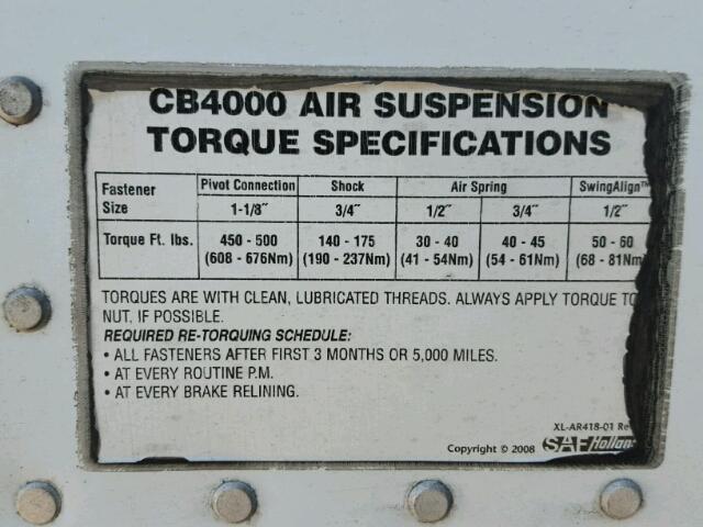 AZ367946 - 2010 UTILITY TRAILER WHITE photo 10