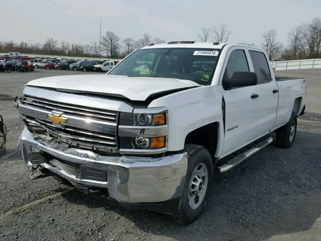 1GC1KUEG2FF171950 - 2015 CHEVROLET SILVERADO WHITE photo 2