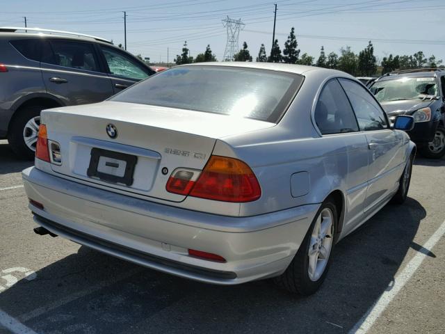 WBABN33431JW54090 - 2001 BMW 325 CI SILVER photo 4