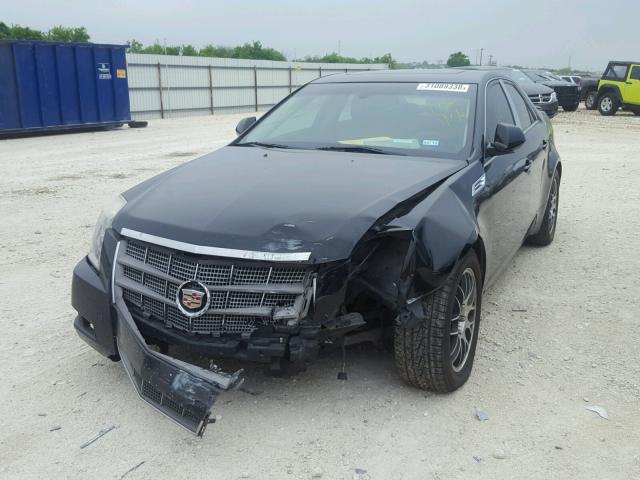 1G6DG577280138750 - 2008 CADILLAC CTS BLACK photo 2