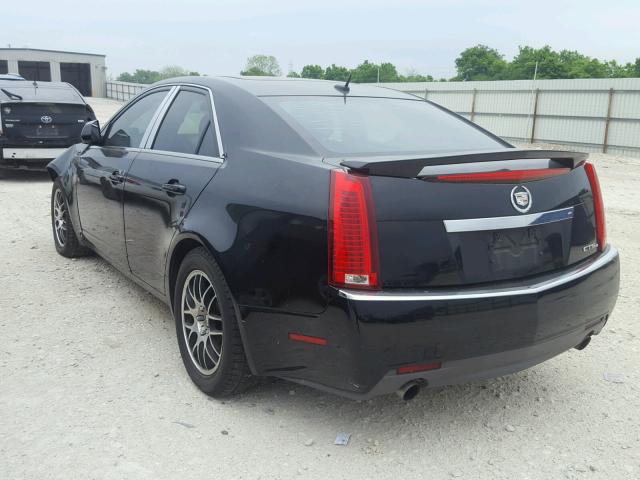 1G6DG577280138750 - 2008 CADILLAC CTS BLACK photo 3