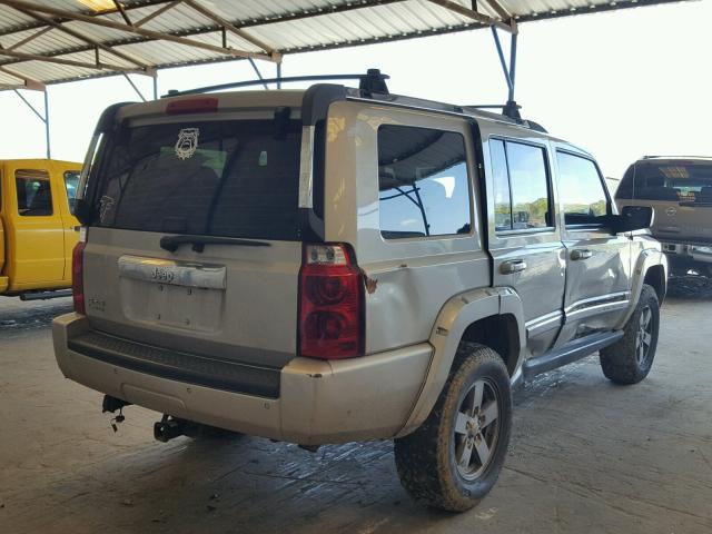 1J8HG58N37C587159 - 2007 JEEP COMMANDER SILVER photo 4