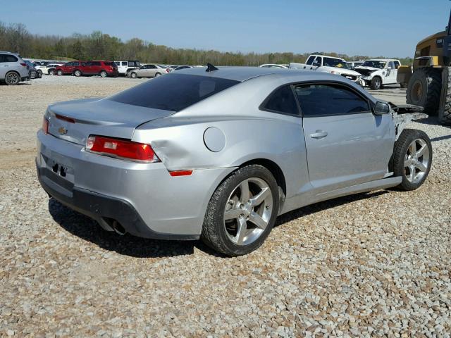 2G1FB1E31F9136674 - 2015 CHEVROLET CAMARO LS SILVER photo 4