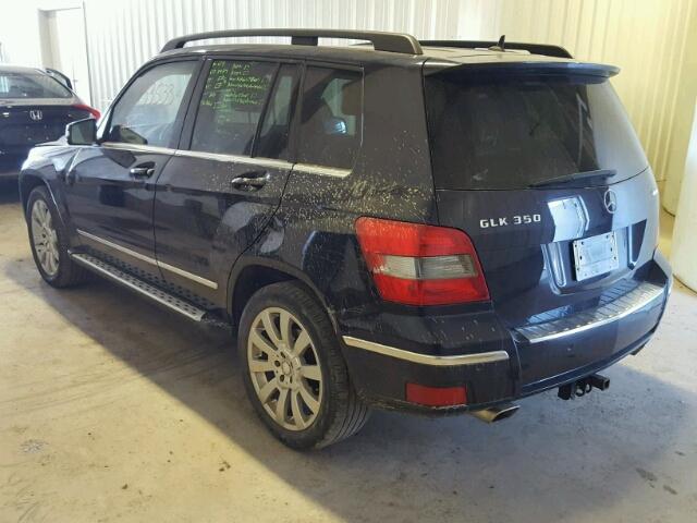 WDCGG8HB3AF311333 - 2010 MERCEDES-BENZ GLK 350 4M BLUE photo 3