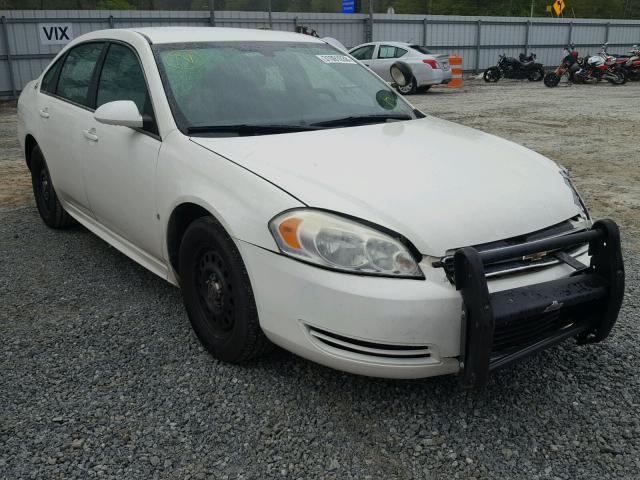 2G1WS57M891314810 - 2009 CHEVROLET IMPALA POL WHITE photo 1