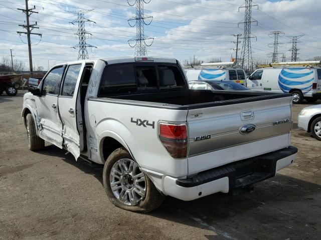 1FTFW1ETXBFC85050 - 2011 FORD F150 SUPER WHITE photo 3