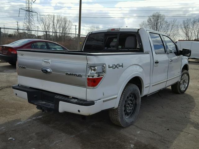 1FTFW1ETXBFC85050 - 2011 FORD F150 SUPER WHITE photo 4