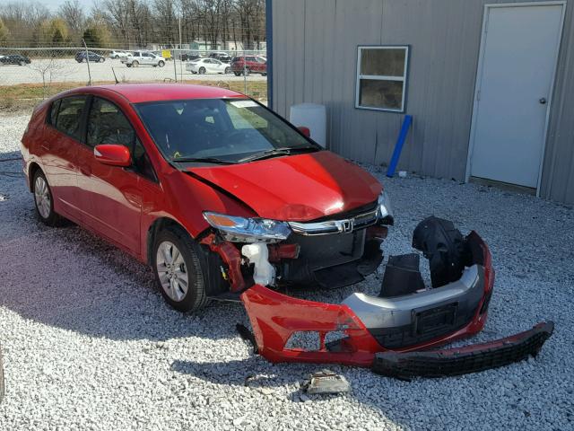 JHMZE2H74DS001585 - 2013 HONDA INSIGHT EX RED photo 1